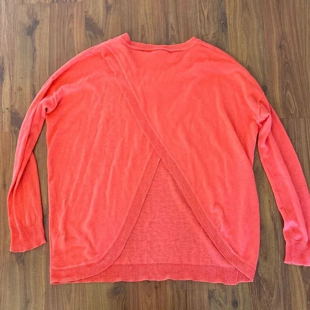 TOPSHOP Pink cropped oversized sweater